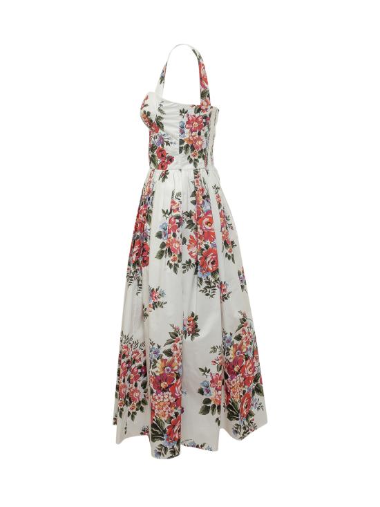 26SS 돌체앤가바나 롱 원피스 F6TTGTHS5UU HA5ZO MAZZ FIORI F BIANCO - DOLCE & GABBANA