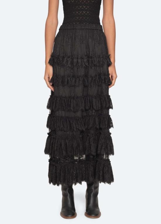  씨뉴욕 롱 스커트 씨 니 홀든 스커트