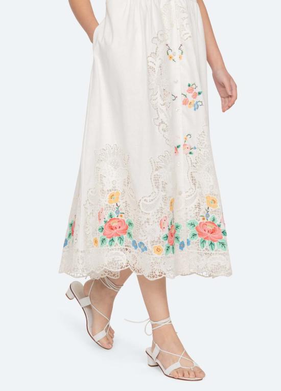  씨뉴욕 롱 원피스 Sea Ny Astrid S/S 드레스 멀티 - SEA NY