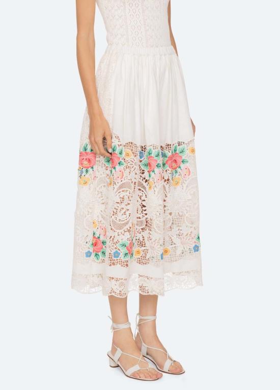  씨뉴욕 미디 스커트 씨 니 아스트리드 스커트 멀티 - SEA NY