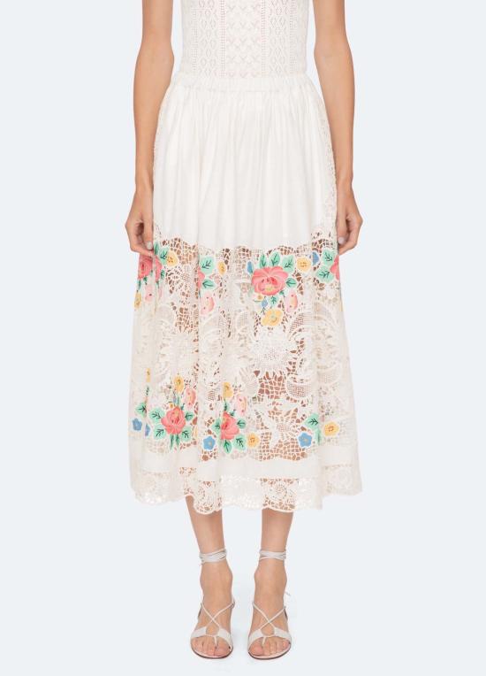  씨뉴욕 미디 스커트 씨 니 아스트리드 스커트 멀티 - SEA NY