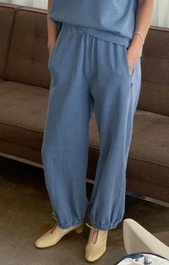  르 본 숍 팬츠 Le Bon Shoppe 벌룬  콘플라워 블루