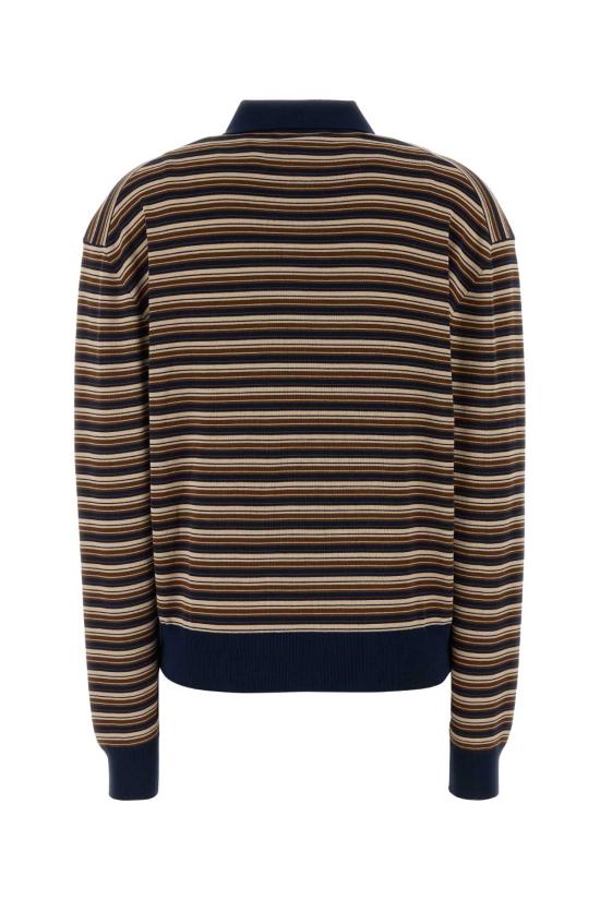 26SS 미우미우 폴로 티셔츠 MML03VSOOO1844 F0627 Stripped - MIU MIU