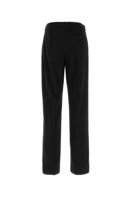 26SS 발렌시아가 스트레이트 팬츠 857650TNT39 1000 Black - BALENCIAGA