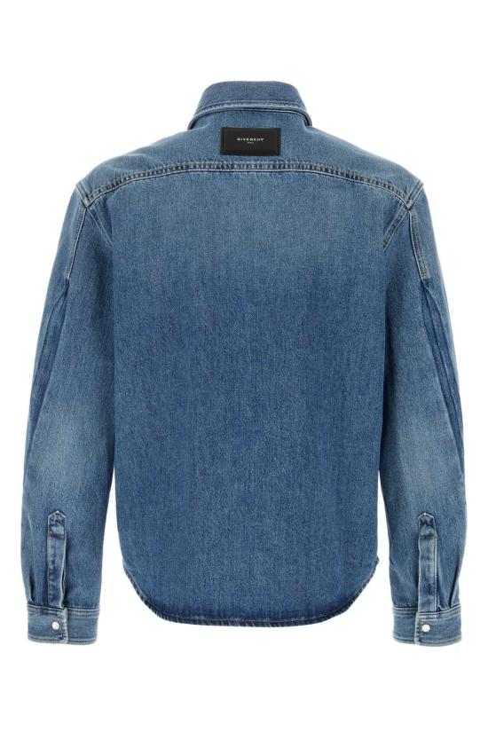 26SS 지방시 긴팔 셔츠 BM616V5YD3 420 Blue - GIVENCHY