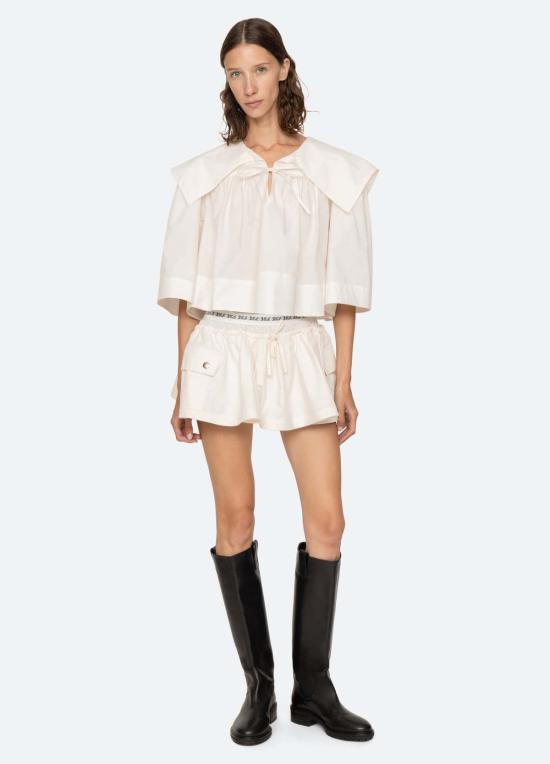  씨뉴욕 블라우스 바다 나이 로이스 탑 - SEA NY