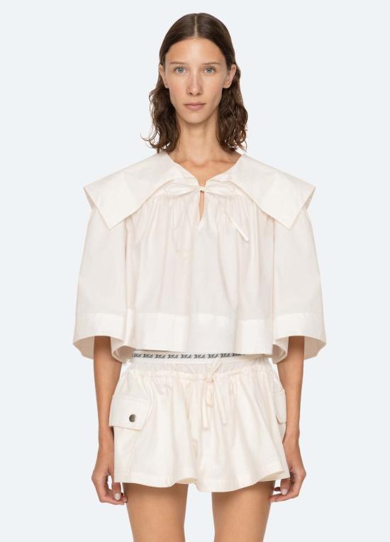  씨뉴욕 블라우스 바다 나이 로이스 탑