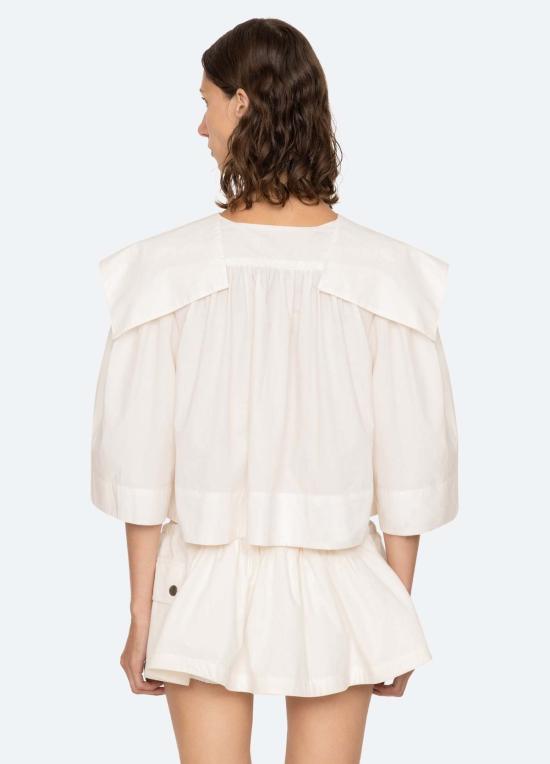  씨뉴욕 블라우스 바다 나이 로이스 탑 - SEA NY