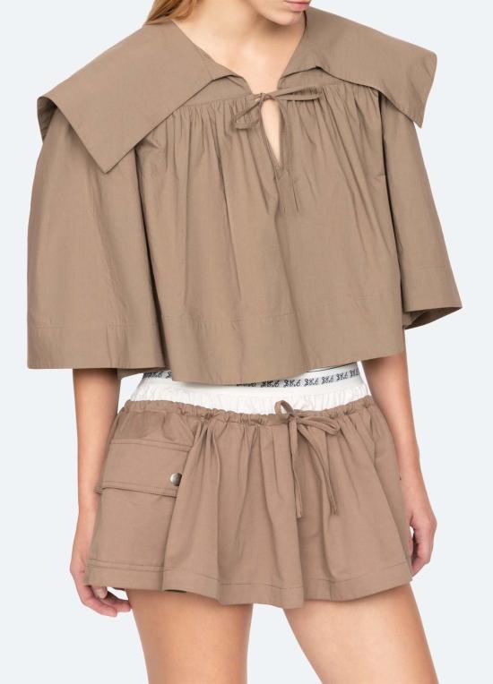  씨뉴욕 블라우스 바다 나이 로이스 탑 - SEA NY