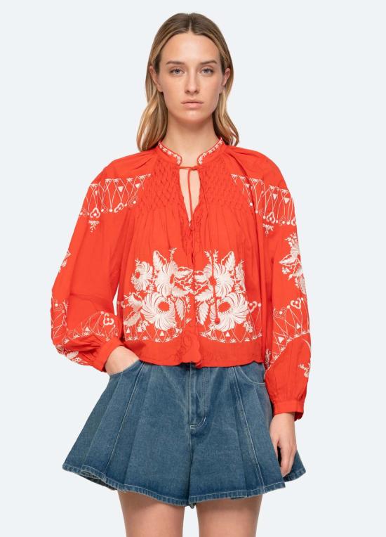  씨뉴욕 블라우스 씨 니 세라피나 탑 - SEA NY