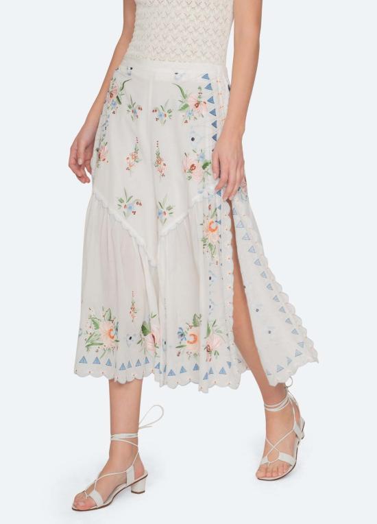  씨뉴욕 크롭 팬츠 씨뉴 세라피나 팬츠 크림 - SEA NY