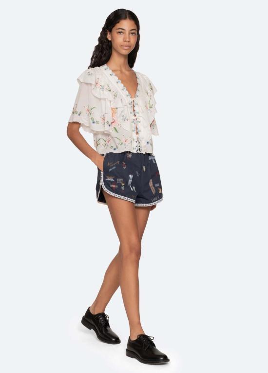  씨뉴욕 블라우스 씨뉴세라피나 S/S 탑크림 - SEA NY