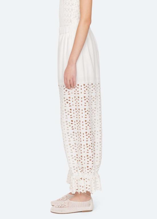  씨뉴욕 팔라초 팬츠 씨 니 레일라  화이트 - SEA NY