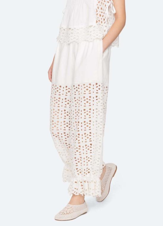  씨뉴욕 팬츠 씨 니 레일라  화이트 - SEA NY