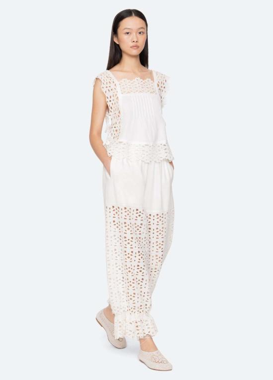  씨뉴욕 팔라초 팬츠 씨 니 레일라  화이트 - SEA NY