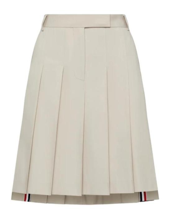 26SS 톰브라운 코튼 수트 플리츠 스커트 FGCA40UF1063 260 BEIGE