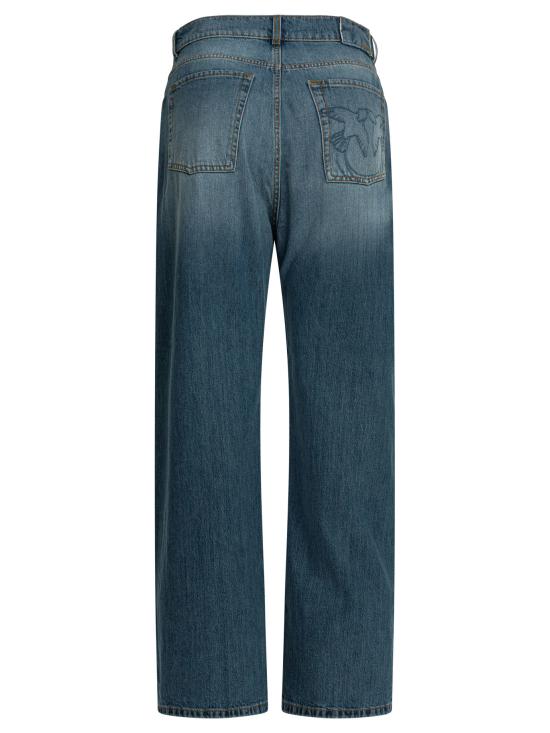 26SS 핑코 데님 팬츠 101733A323PJO Light blue - PINKO