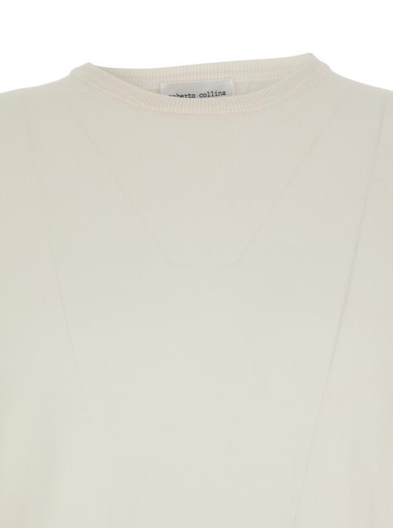 26SS 로베르토 콜리나 반팔 티셔츠 261MYA1002402 Beige - ROBERTO COLLINA