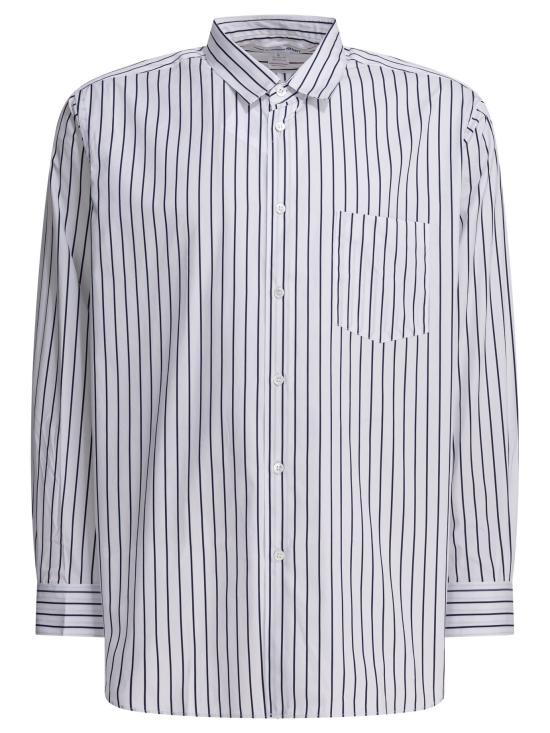 26SS 꼼데가르송 긴팔 셔츠 FZ B115 PER119 STRIPE White