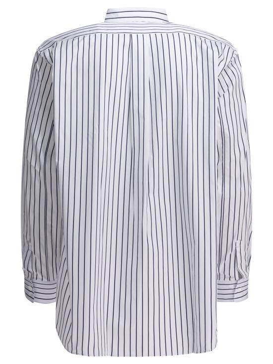 26SS 꼼데가르송 긴팔 셔츠 FZ B115 PER119 STRIPE White - COMME DES GARCONS