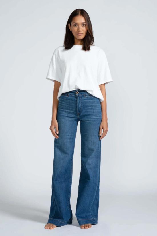  ASKK 뉴욕 데님 팬츠 Askk Ny 브라이튼 와이드 레그 머큐리