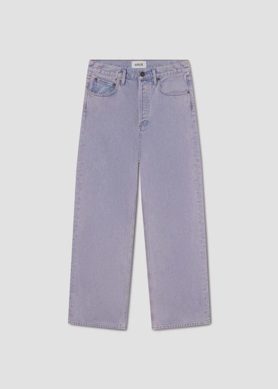  에이골디 데님 팬츠 아골드 렌 진 미디엄 라벤더 - AGOLDE