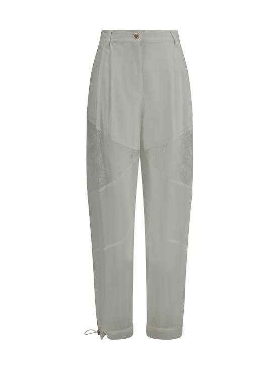 26SS 핑코 스트레이트 팬츠 106275A336 Z05 WHITE