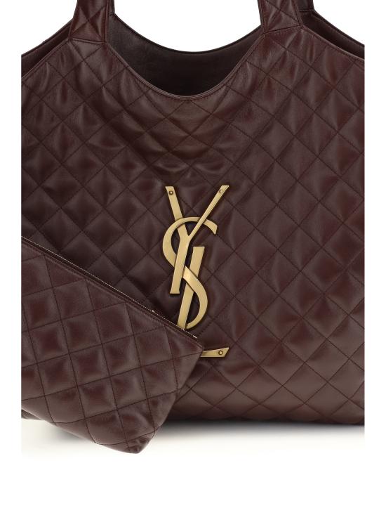 26SS 생로랑 이카 퀼티드 나파 백 698651AAANG 6195 BORDEAUX - SAINT LAURENT