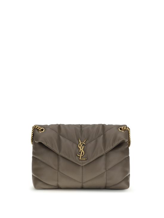 26SS 생로랑 루루 푸퍼 미디움 숄더백 5774751EL07 1799 GREY