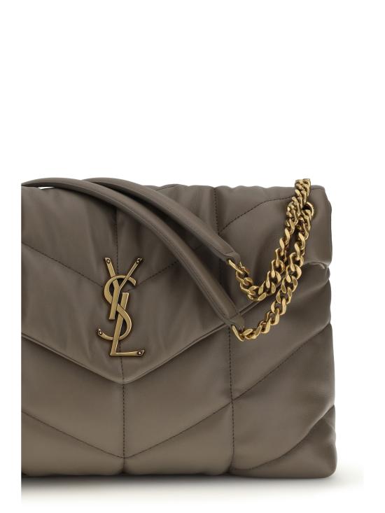 26SS 생로랑 루루 푸퍼 미디움 숄더백 5774751EL07 1799 GREY - SAINT LAURENT