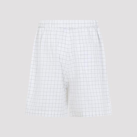 26SS 아크네 스튜디오 숏팬츠 BE0224 AL4 WHITE BLACK - ACNE STUDIOS