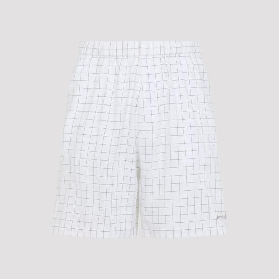 26SS 아크네 스튜디오 숏팬츠 BE0224 AL4 WHITE BLACK - ACNE STUDIOS