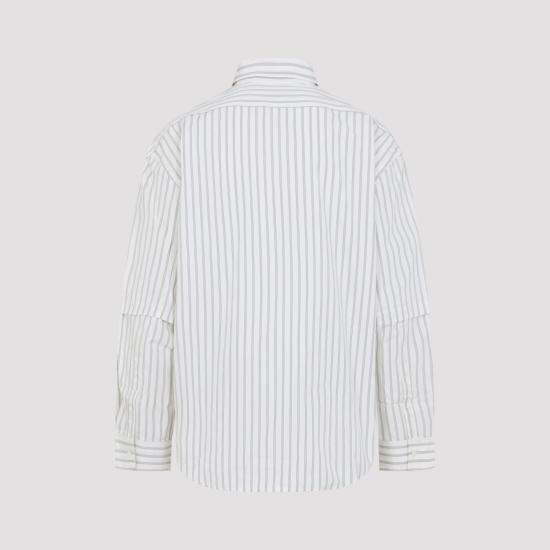 26SS 아크네 스튜디오 긴팔 셔츠 BB0670 CHD OFF WHITE GREY - ACNE STUDIOS