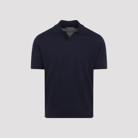 26SS 카날리 폴로 티셔츠 C1048 MK02054 301 NAVY BLUE - CANALI