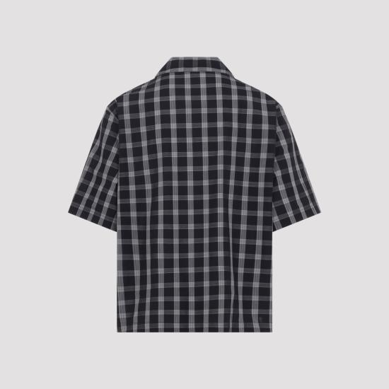 26SS 스튜디오 니콜슨 긴팔 셔츠 KLINESNM1414 BLACK PARCHMENT CHECK - STUDIO NICHOLSON