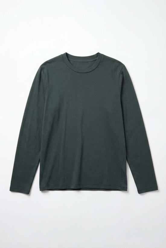  6397 긴팔 티셔츠 미니 보이  에메랄드