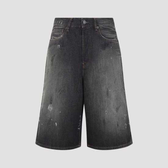 26SS 아크네 스튜디오 숏팬츠 BE0173 900 BLACK - ACNE STUDIOS