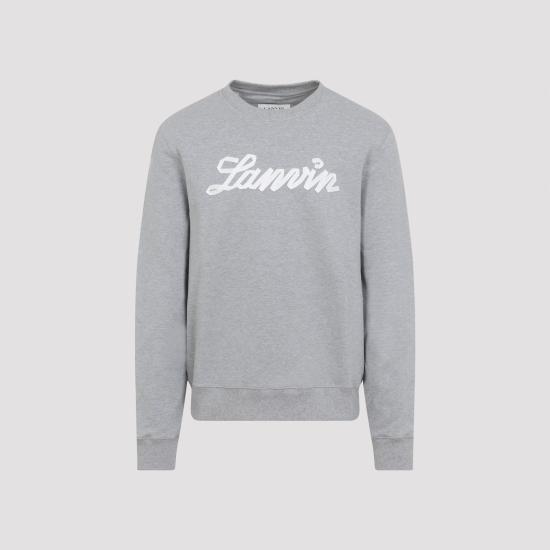 26SS 랑방 후드 티셔츠 RMSS0001F047P26 100 HEATHER GREY