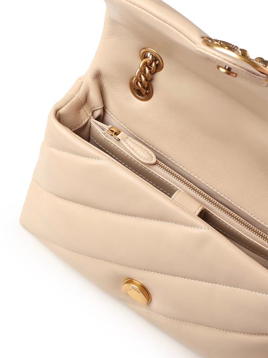 26SS 핑코 숄더백 100038 A0F2C50Q Beige - PINKO