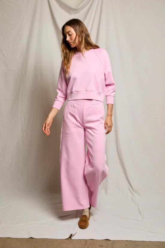  퍼펙트 화이트 티 스트레이트 팬츠 셔츠, 미코스 와이드 팬츠