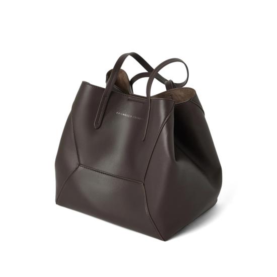 26SS 브루넬로 쿠치넬리 토트백 MBXAD2573 C8279 BROWN - BRUNELLO CUCINELLI