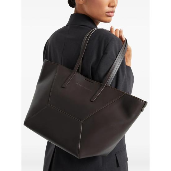 26SS 브루넬로 쿠치넬리 토트백 MBXAD2573 C8279 BROWN - BRUNELLO CUCINELLI