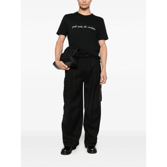 26SS 앤 드뮐미스터 탑 B0013823 FA206 099 BLACK - ANN DEMEULEMEESTER