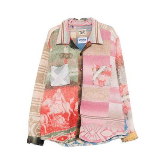 26SS 갤러리 디파트먼트 셔츠 MMR 60076 D MULTI BLUE RED