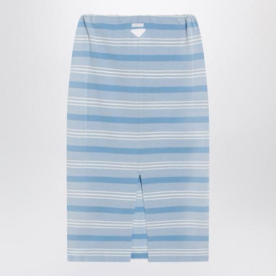 26SS 프라다 스커트 31147OOO188Q F0076 LIGHT BLUE - PRADA
