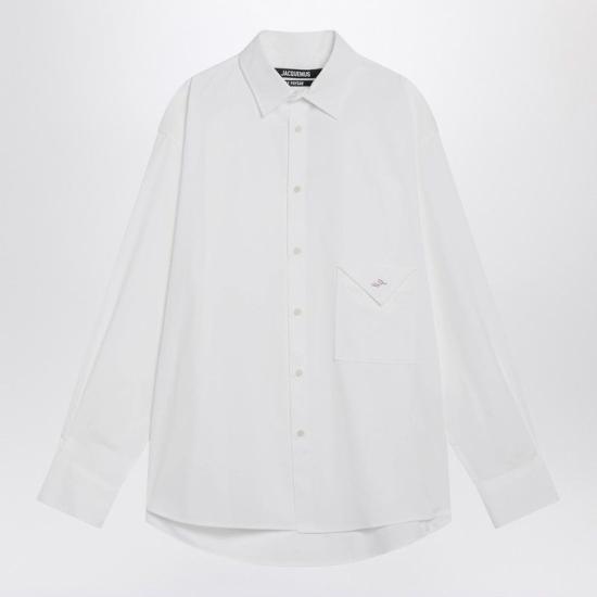 26SS 자크뮈스 긴팔 셔츠 SHM00607AW00351 100 WHITE