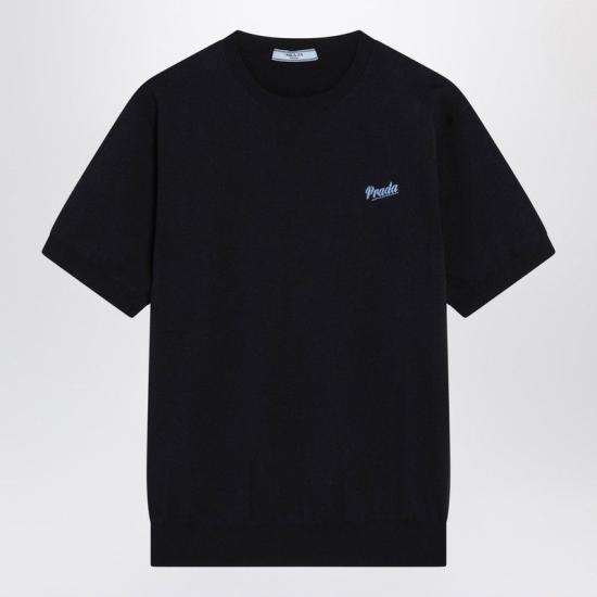 26SS 프라다 반팔 티셔츠 P24B3DOOO19DA F0N4L BLUE