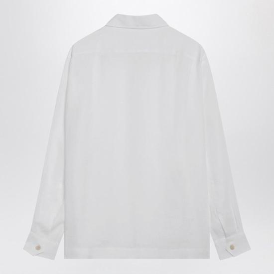 26SS 브루넬로 쿠치넬리 긴팔 셔츠 MM6840618LI C001 WHITE - BRUNELLO CUCINELLI