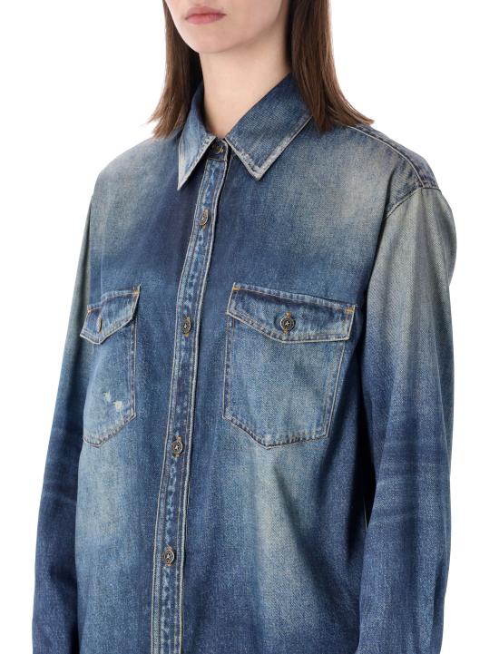 26SS 골든구스 셔츠 GWP02525P002406 50100 BLUE - GOLDEN GOOSE