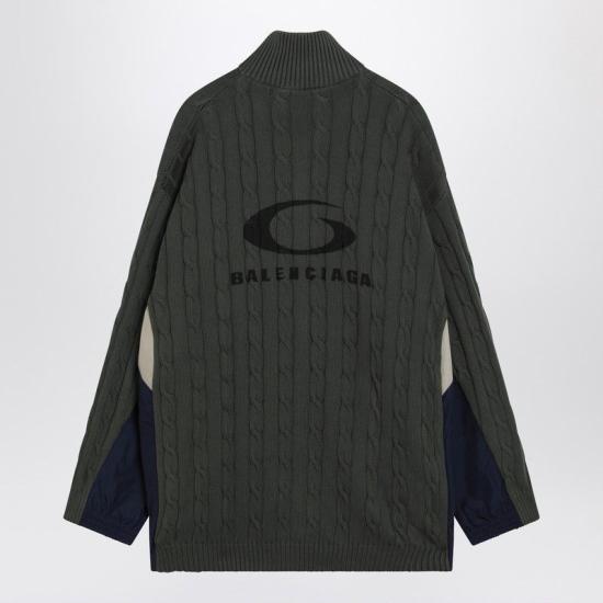 26SS 발렌시아가 스웨터 856719T3437 2525 GREEN - BALENCIAGA